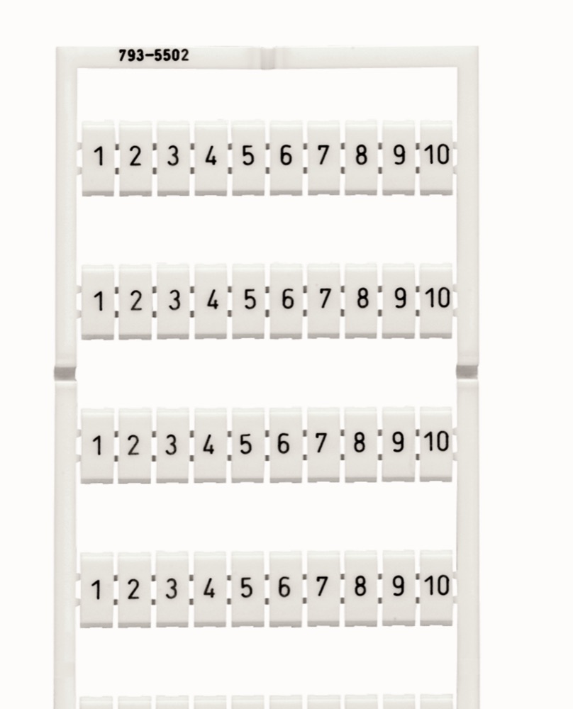 WAGO 793-5502 WMB multi-jelölőrendszer; vízszintes, 1-10 termékfotó