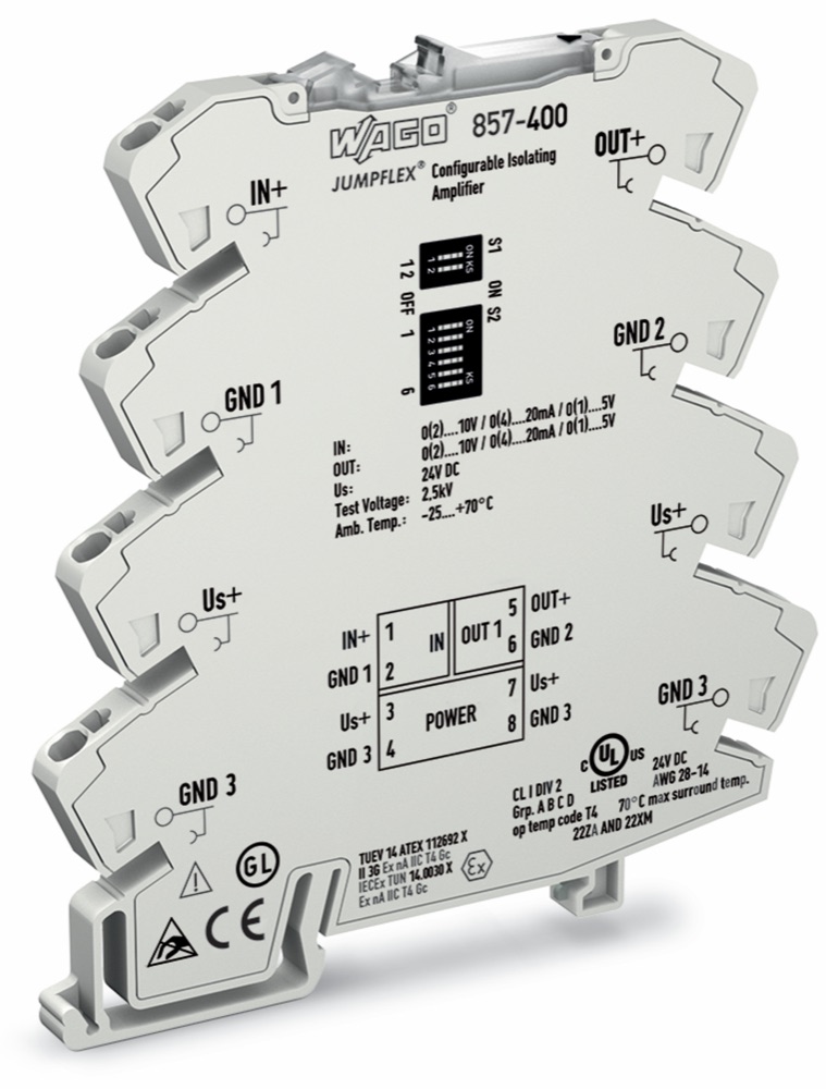 WAGO 857-400 ISO-AMP UI UI