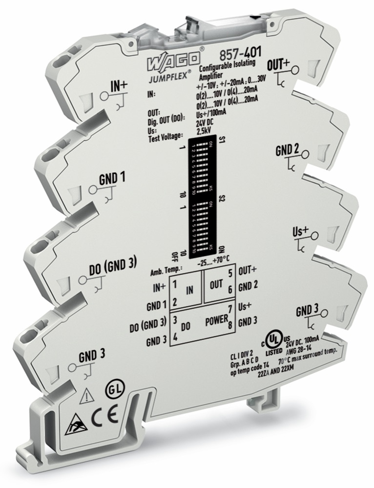 WAGO 857-401 ISO-AMP UI UI