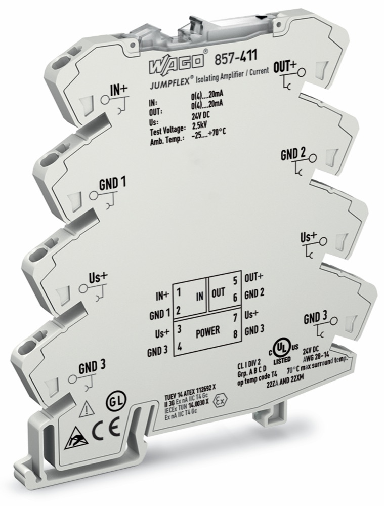 WAGO 857-411 ISO-AMP I I termékfotó
