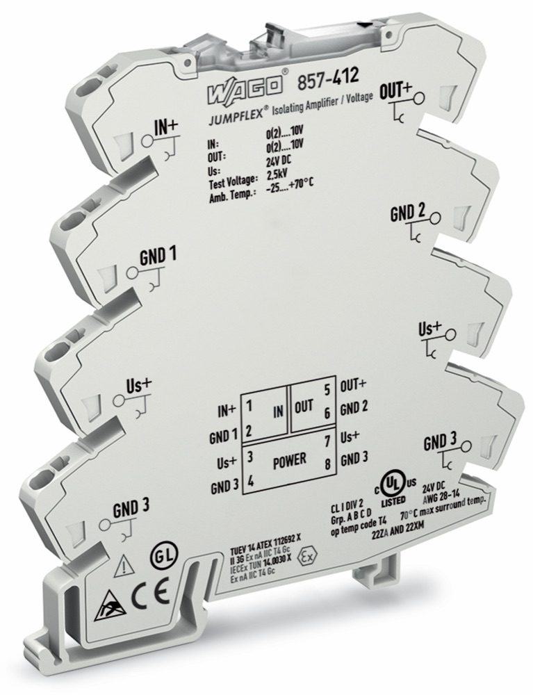 WAGO 857-412 ISO-AMP U U