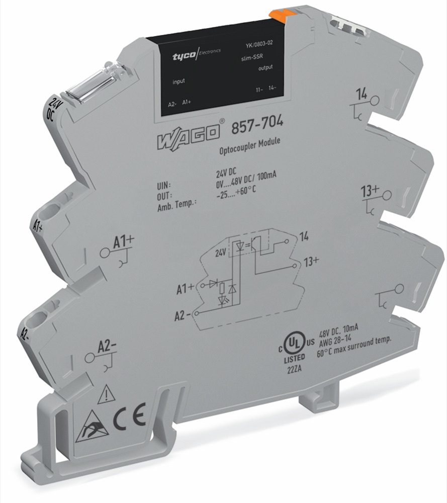WAGO 857-704 SSR 24VDC, szürke